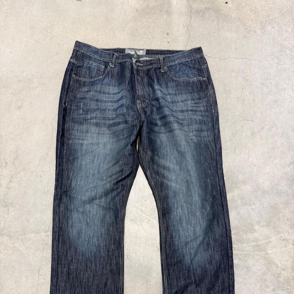 Unbranded Men's Blue and Navy Jeans